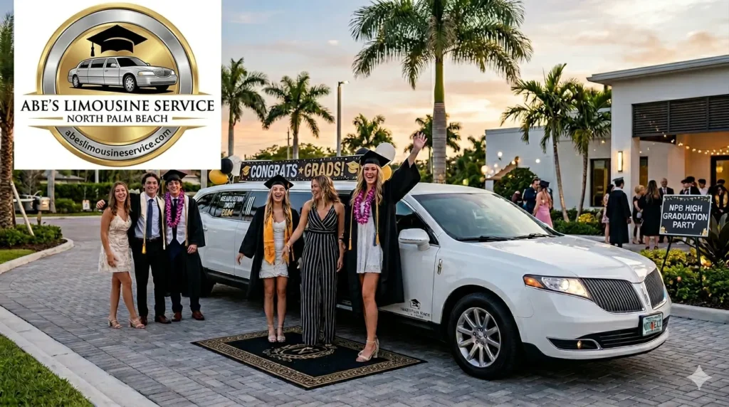 Book a Graduation Party Limo in North Palm Beach: Safe & Stylish Ride for Graduation Night