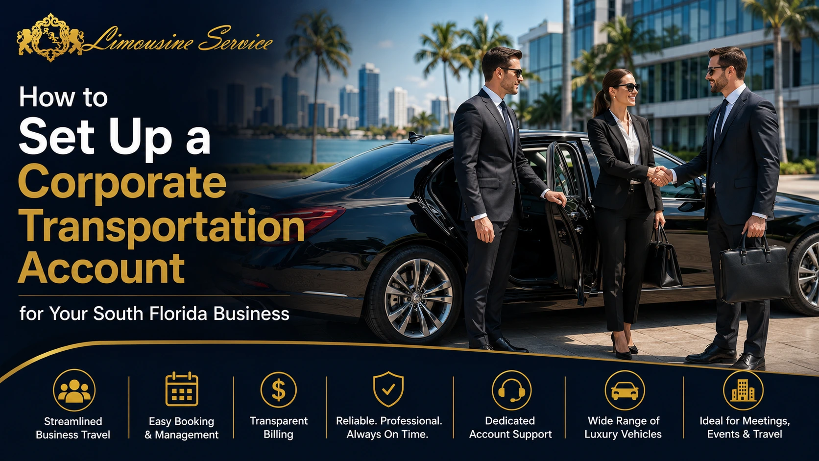 How to Set Up a Corporate Transportation Account for Your South Florida Business
